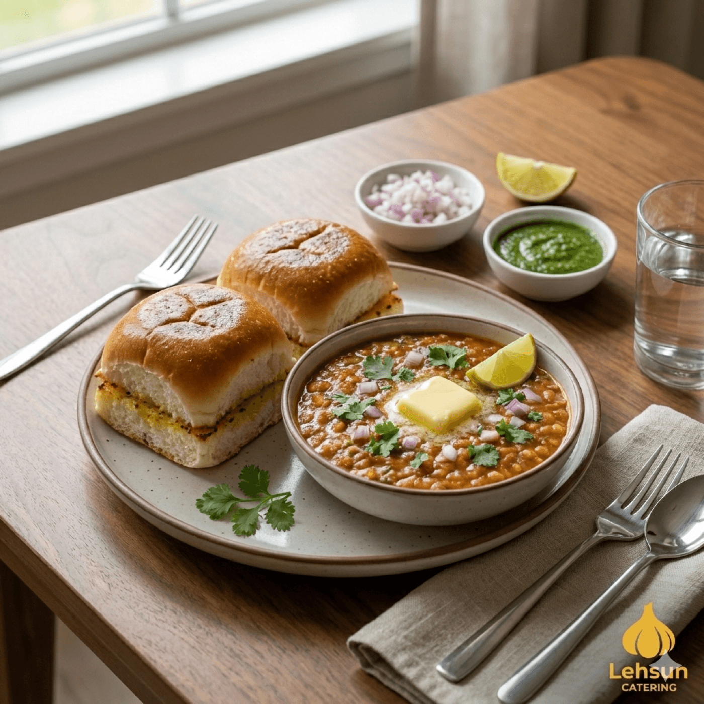 Butter Pav Bhaji