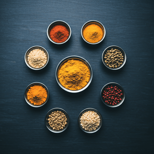 North Indian feast with rich gravies and warm festive lighting