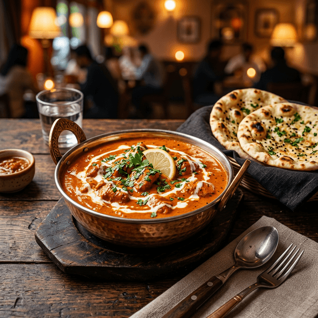 Rich North Indian butter chicken — Lehsun catering